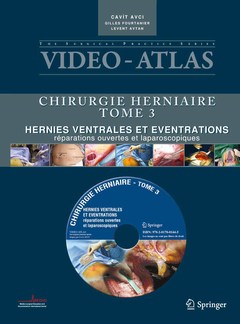 Couverture de l’ouvrage Vidéo-atlas Chirurgie herniaire - Tome 3