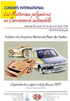Couverture de l’ouvrage Les matériaux polymères en carrosserie automobile (congrès international 22/24 avril 1998 Lisbonne)