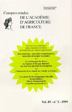 Cover of the book Les rotavirus: nouvelles connaissances, nouvelles stratégies vaccinales: traitement des lisiers en région d'élevage (Comptes Rendus vol.85 N°3 1999)