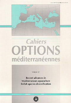 Couverture de l’ouvrage Recent advances in Mediterranean aquaculture finfish species diversification (Cahiers Options méditerranéennes Vol.47 2000)