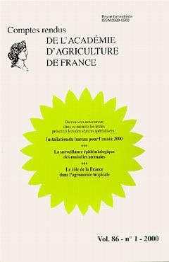 Cover of the book Installation du bureau pour l'année 2000 La surveillance épidémiologiques des maladies animales...(Comptes rendus de l'AAF Vol.86 N°1 2000)