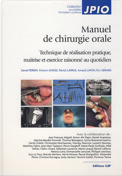 Couverture de l’ouvrage Manuel de chirurgie orale
