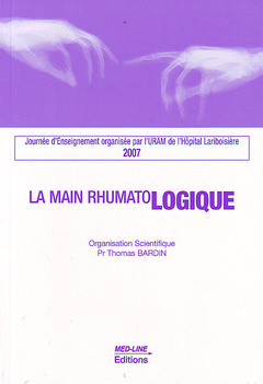 Couverture de l’ouvrage La main rhumatologique (URAM 2007)