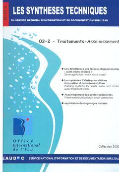 Couverture de l’ouvrage Traitements-Assainissement (Les Synthèses techniques du Service National d'Information et de Documentation sur l'eau) EN 03-2