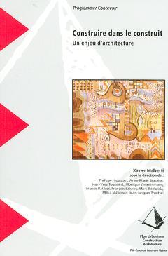 Cover of the book Construire dans le construit 