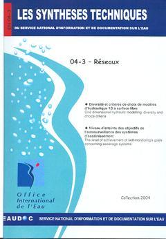 Couverture de l’ouvrage Réseaux (Les Synthèses techniques du service national d'information et de documentation sur l'eau, EN 04-3)