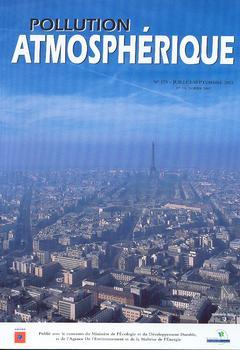 Couverture de l’ouvrage Pollution atmosphérique N° 179 - Juillet Septembre 2003
