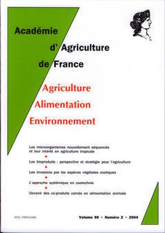 Couverture de l'ouvrage Comptes rendus de l'AAF Vol.90 N° 2 2004 les microorganismes nouvellement séquencés et leur intêret en agriculture tropicale...