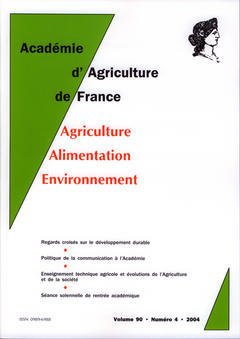 Cover of the book Comptes rendus de l'AAF Vol.90 N° 4 2004 regards croisés sur le développement durable. Politique de la communication à l'Académie...