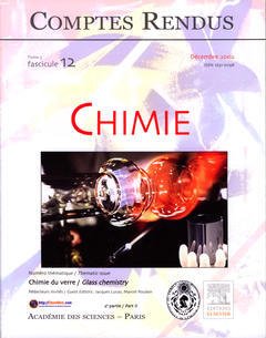 Couverture de l’ouvrage Comptes rendus Académie des sciences, Chimie, tome 5, fasc 12, Décembre 2002 : chimie du verre (2° partie), Glass chemistry (part II)