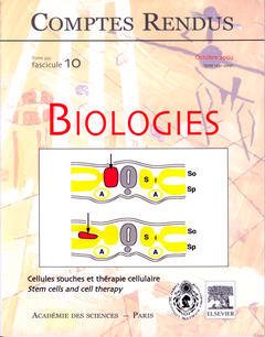 Cover of the book Comptes rendus Académie des sciences, Biologies, tome 325, fasc 10, Octobre 2002 : cellules souches et thérapie cellulaire, Stem cells and cell therapy
