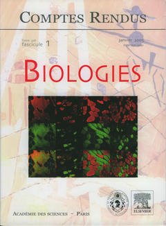Couverture de l’ouvrage Comptes rendus Académie des sciences, Biologies, Tome 328, fasc 1, Janvier 2005