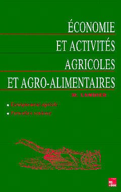 Couverture de l’ouvrage Économie et activités agricoles et agroalimentaires
