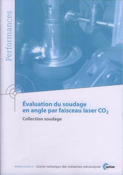 Cover of the book évaluation du soudage en angle par faisceau laser CO2