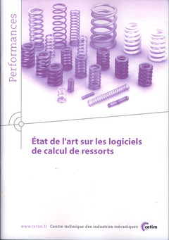 Cover of the book État de l'art sur les logiciels de calcul de ressorts (Performances, 9Q47)
