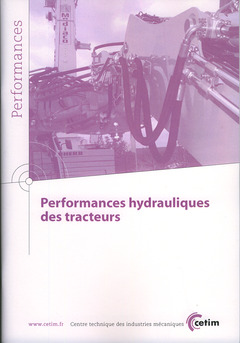 Couverture de l’ouvrage Performances hydrauliques des tracteurs (Performances, 9Q80)