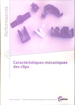 Cover of the book Caractéristiques mécaniques des clips (Performances, 9Q89)