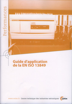 Cover of the book Guide d'application de la EN ISO 13849 (Performances, 9Q125)