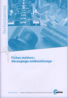Cover of the book Fiches métiers : découpage-emboutissage