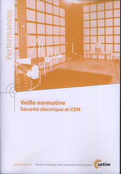 Couverture de l’ouvrage Veille normative. Sécurité électrique et CEM 