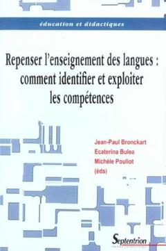 Couverture de l’ouvrage Repenser l'enseignement des langues comment identifier et exploiter les compétences ?