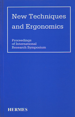 Couverture de l’ouvrage New techniques and ergonomics (proceedings of international research sympos.)