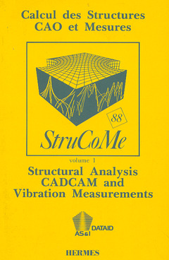 Couverture de l’ouvrage Strucome 88 : calcul des structures CAO et mesures (Actes du congrès international, 2/4 Novembre 1988, Paris) en 2 volumes