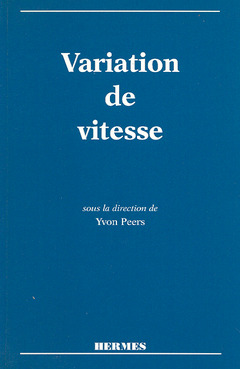 Cover of the book La variation de vitesse