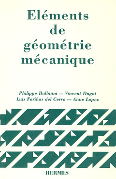 Couverture de l’ouvrage Eléments de géométrie mécanique