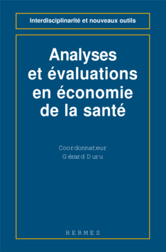 Cover of the book Analyses et évaluations en économie de la santé