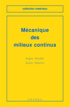 Cover of the book Mécanique des milieux continus