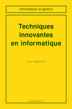Cover of the book Techniques innovantes en informatique