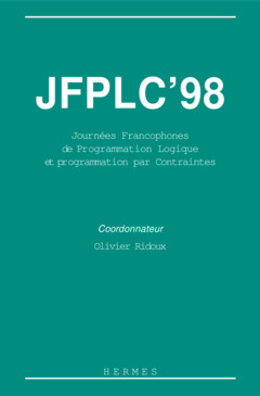 Couverture de l’ouvrage JFLPC 98 (7ème journées francophones de programmation logique et programmation par contraintes)
