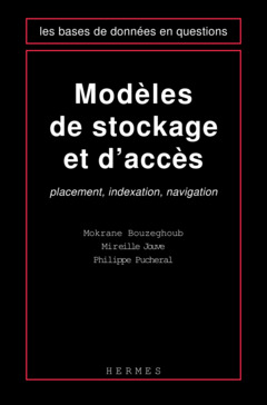 Couverture de l’ouvrage Modèles de stockage et d'accès : placement, indexation, navigation