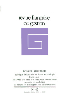 Cover of the book Revue française de gestion N° 42 septembre-octobre 1983