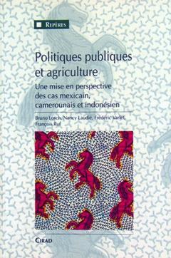 Couverture de l’ouvrage Politiques publiques et agriculture