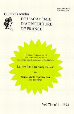 Cover of the book Les vins fins & leurs appellations Nématologie & protection des cultures Vol. 79 - N°1 - 1993