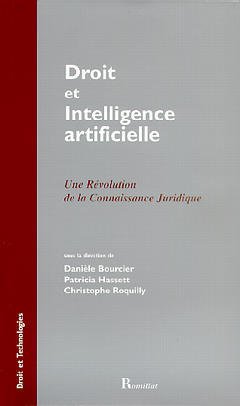 Couverture de l’ouvrage Droit et Intelligence Artificielle