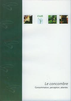 Couverture de l’ouvrage Le concombre : consommation, perception, attentes