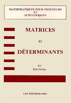 Couverture de l’ouvrage Matrices et déterminants