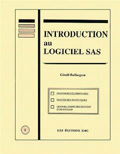 Cover of the book Introduction au logiciel SAS