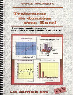 Couverture de l’ouvrage Traitement de données avec Excel: concepts statistiques & exemples d'application avec Excel (avec CD-Rom)