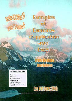 Couverture de l'ouvrage Exemples et exercices d'application avec excel (version 8.0 office 97, version 7.0 windows 95)