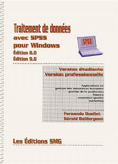 Couverture de l'ouvrage Traitement de données avec SPSS pour Windows (édition 8.0, 9.0)