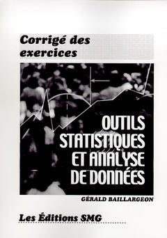 Cover of the book Outils statistiques et analyse de données pour les sciences du management et des relations industrielles : corrigé des exercices