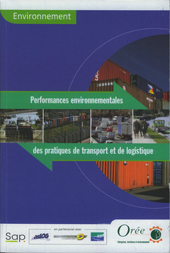 Couverture de l’ouvrage Environnement : performances environnementales des pratiques de transport et de logistique