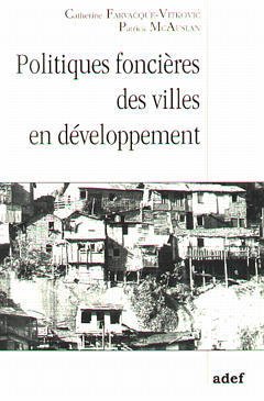 Couverture de l’ouvrage Politiques foncières des villes en développement