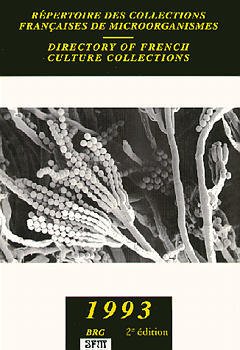 Couverture de l’ouvrage Répertoire des collections françaises de micro-organismes