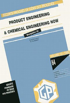 Cover of the book Récents progrès en génie des procédés Vol.13 N° 64: Product engineering and chemical engineering now. ECCE 2 conference Montpellier 5/7.10.99