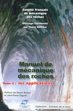 Couverture de l’ouvrage Manuel de mécanique des roches - Tome 2